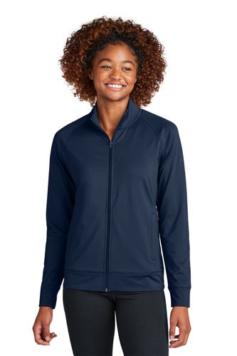 Sport-Tek Ladies Sport-Wick Stretch Full-Zip Cadet Jacket image thumbnail Sport-Tek Ladies Sport-Wick Stretch Full-Zip Cadet Jacket image thumbnail
