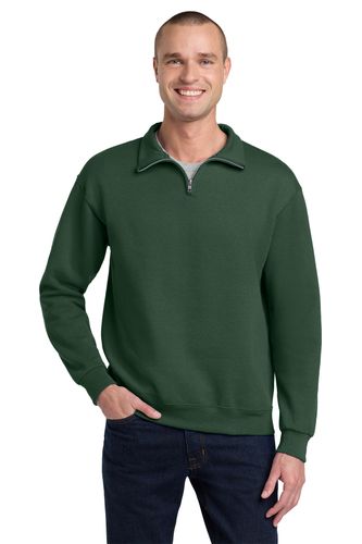 Jerzees NuBlend 1/4-Zip Cadet Collar Sweatshirt image thumbnail