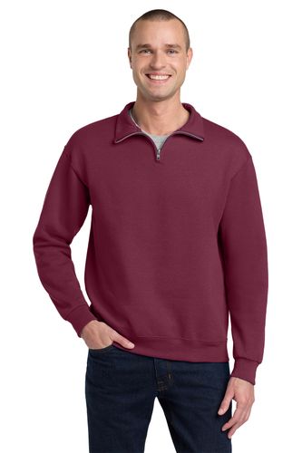 Jerzees NuBlend 1/4-Zip Cadet Collar Sweatshirt image thumbnail