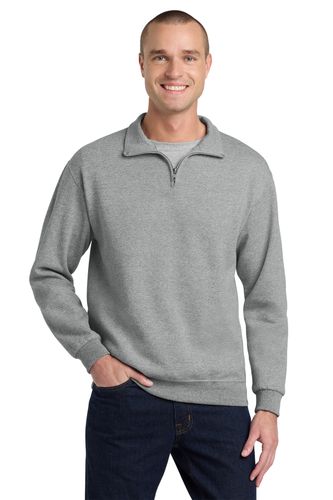 Jerzees NuBlend 1/4-Zip Cadet Collar Sweatshirt image thumbnail