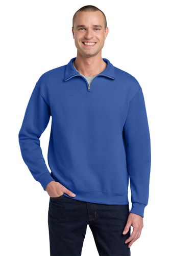 Jerzees NuBlend 1/4-Zip Cadet Collar Sweatshirt image thumbnail