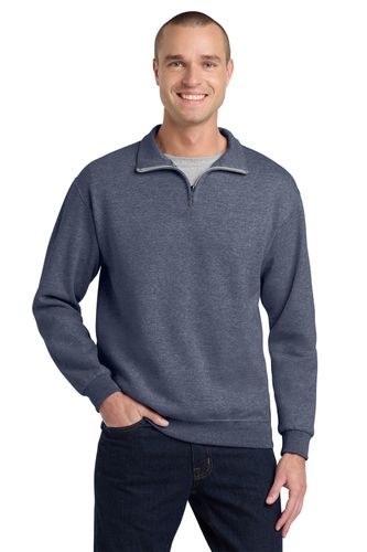 Jerzees NuBlend 1/4-Zip Cadet Collar Sweatshirt image thumbnail