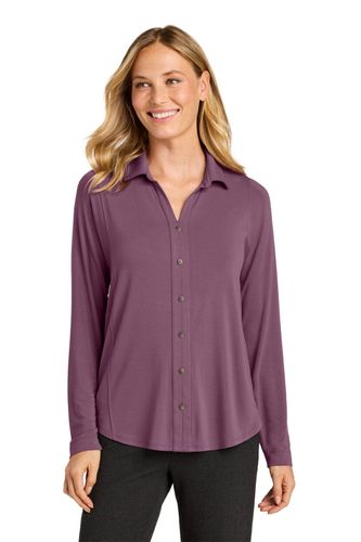 Port Authority Women's Luxe Knit Button Tunic image thumbnail
