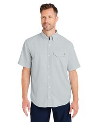 Image of HUK Men's Tide Point Short Sleeve Shirt