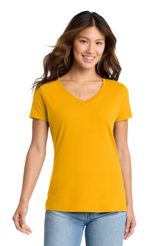 Port & Co Women's Fan Favorite V-Neck Tee image thumbnail