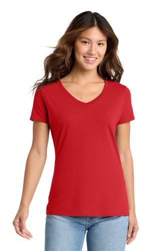 Port & Co Women's Fan Favorite V-Neck Tee image thumbnail