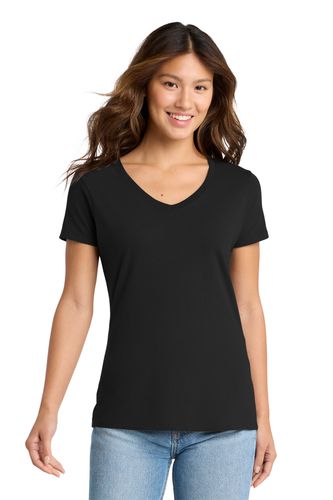 Port & Co Women's Fan Favorite V-Neck Tee image thumbnail