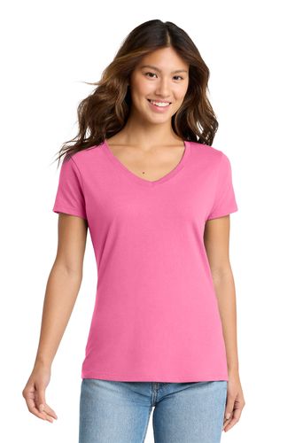 Port & Co Women's Fan Favorite V-Neck Tee image thumbnail