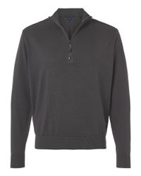 Image of Devon & Jones Men's New Classics Quarter-Zip Sweater