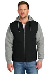 Image of CornerStone Duck Fleece Full-Zip Hooded Jacket