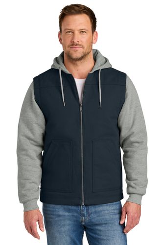 CornerStone Duck Fleece Full-Zip Hooded Jacket image thumbnail