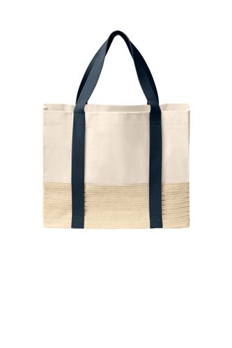 Port Authority Straw Market Tote image thumbnail Port Authority Straw Market Tote image thumbnail