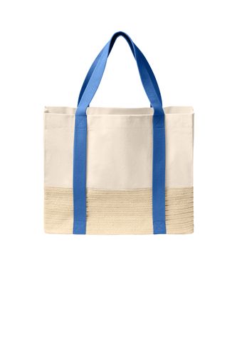 Port Authority Straw Market Tote image thumbnail Port Authority Straw Market Tote image thumbnail