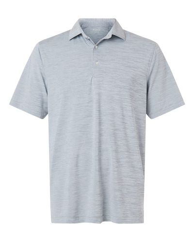 Paragon Men's Bohemian Striped Heather Performance Polo image thumbnail