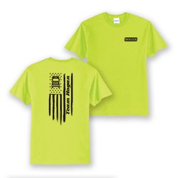 Image of Hi Viz 50/50 Tee - Hogan Team Flag