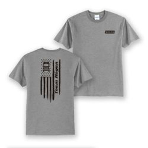 Grey 50/50 Tee - Hogan Team Flag image thumbnail