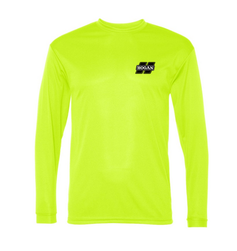Hi Viz Long Sleeve Performance Tee - Tech Flag image thumbnail
