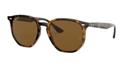 Image of Ray-Ban - Brown Hexagonal Sunglasses