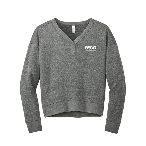 District Women's Perfect Tri Fleece V-Neck Sweatshirt image thumbnail