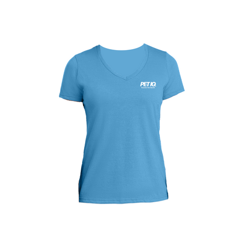 Ladies Performance Blend V-Neck Tee image thumbnail
