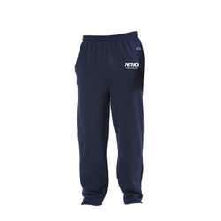 Image of Adult Powerblend® Open-Bottom Fleece Pant with Pockets