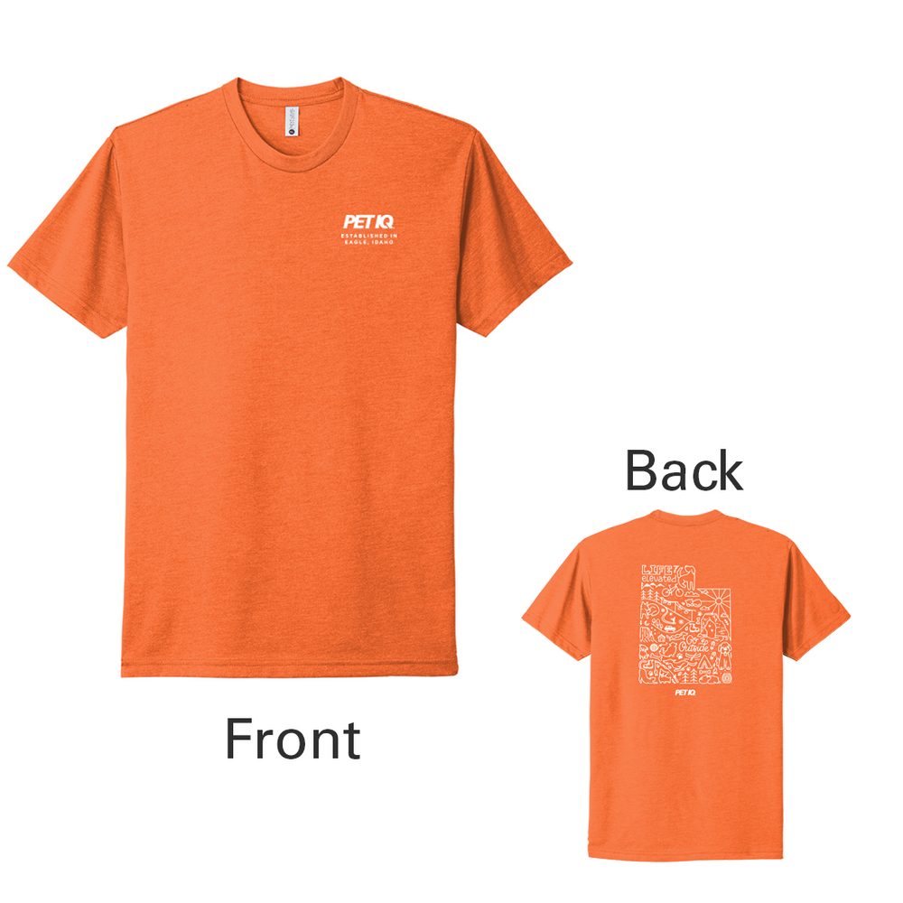 Utah on Back - Next Level Apparel Unisex CVC Tee primary image