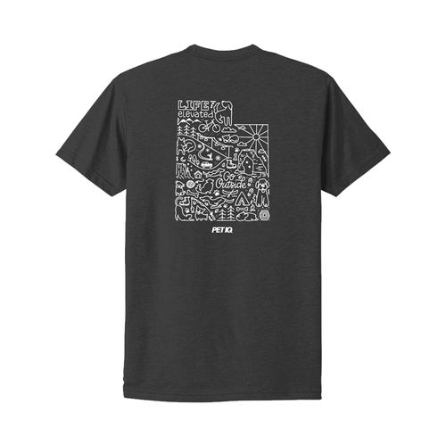Utah on Back - Next Level Apparel Unisex CVC Tee image thumbnail