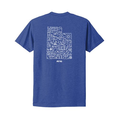 Utah on Back - Next Level Apparel Unisex CVC Tee image thumbnail