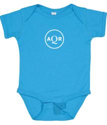 Image of Short Sleeve Onesie – Aqua 6 Months
