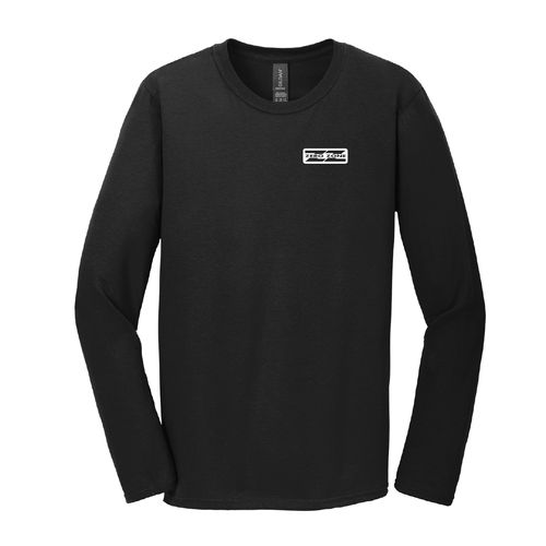 Adult Softstyle® Long-Sleeve T-Shirt - Black image thumbnail