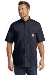 Image of Carhartt Force Ridgefield Solid Short Sleeve Shirt
