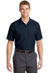 Image of Red Kap Long Size, Short Sleeve Industrial Work Shirt