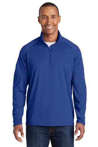 Sport-Tek Tall Sport-Wick Stretch 1/2-Zip Pullover image thumbnail