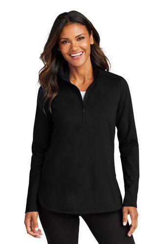 Port Authority Ladies C-FREE Double Knit 1/4-Zip image thumbnail