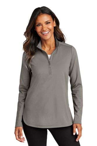 Port Authority Ladies C-FREE Double Knit 1/4-Zip image thumbnail