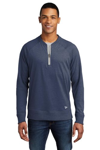 New Era Sueded Cotton Blend 1/4-Zip Pullover image thumbnail