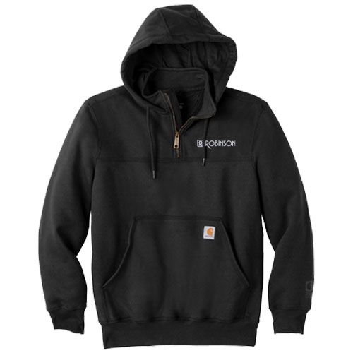 Carhartt Rain Defender Paxton Heavyweight Hooded Zip Mock Sweatshirt image thumbnail