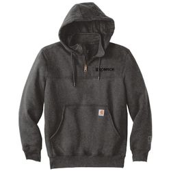 Image of Carhartt Rain Defender Paxton Heavyweight Hooded Zip Mock Sweatshirt