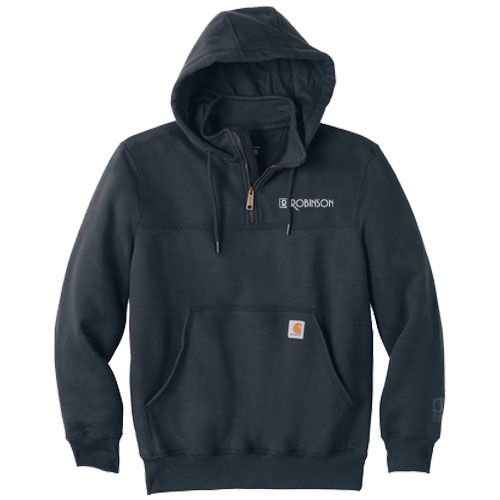 Carhartt Rain Defender Paxton Heavyweight Hooded Zip Mock Sweatshirt image thumbnail