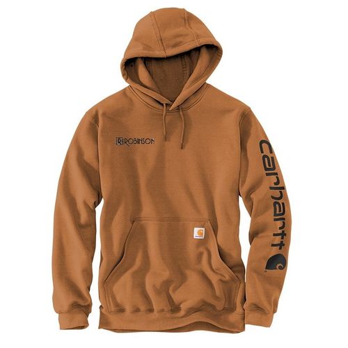 Carhartt Midweight Hooded Logo Sweatshirt image thumbnail