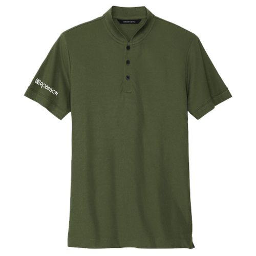 MERCER+METTLE Stretch Pique Henley image thumbnail