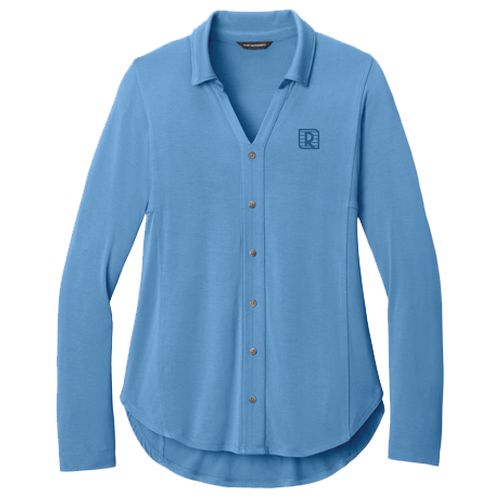 Port Authority Women's Luxe Knit Button Tunic image thumbnail