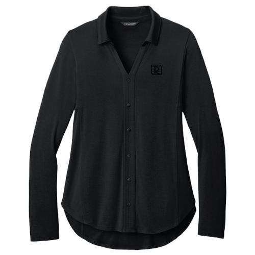 Port Authority Women's Luxe Knit Button Tunic image thumbnail