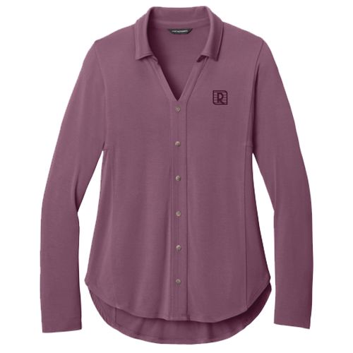 Port Authority Women's Luxe Knit Button Tunic image thumbnail