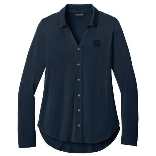 Port Authority Women's Luxe Knit Button Tunic image thumbnail