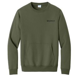 Image of Port & Company Core Fleece Crewneck Pocket Sweatshirt