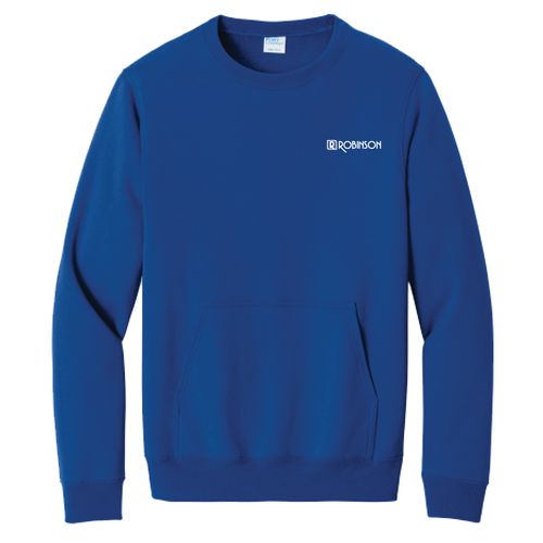 Port & Company Core Fleece Crewneck Pocket Sweatshirt image thumbnail