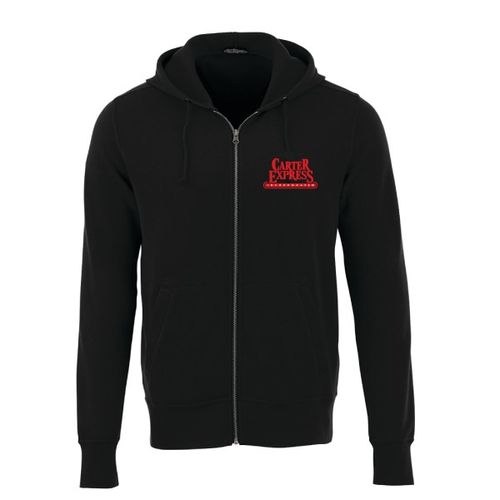 Men's Black Full Zip Hoody image thumbnail