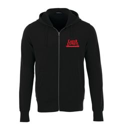 Image of Men's Black Full Zip Hoody
