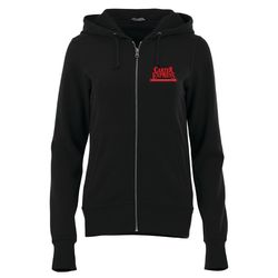 Image of Women's Black Full Zip Hoody